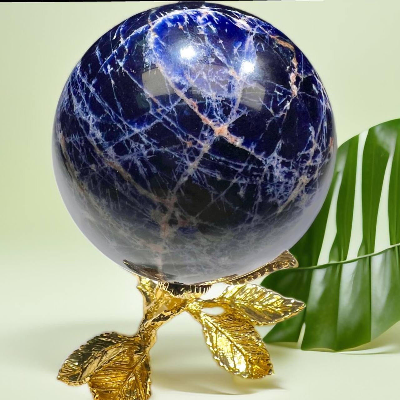 Natural Bluestone Crystal Ball Natural Crystal Reiki Healing