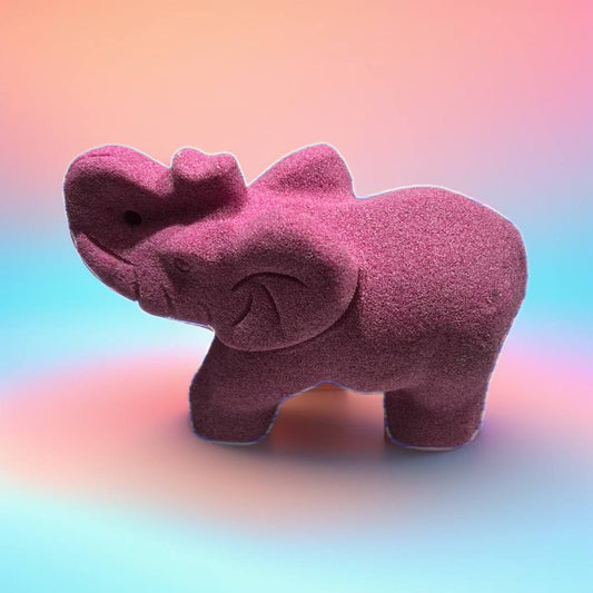 Ruby Elephant, UV reactive，elephants