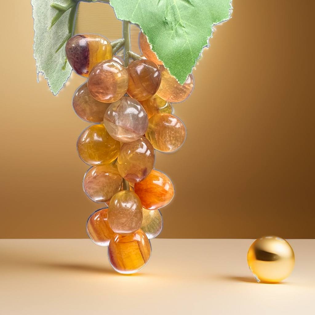 Crystal Grape, Amethyst, Citrine，wines