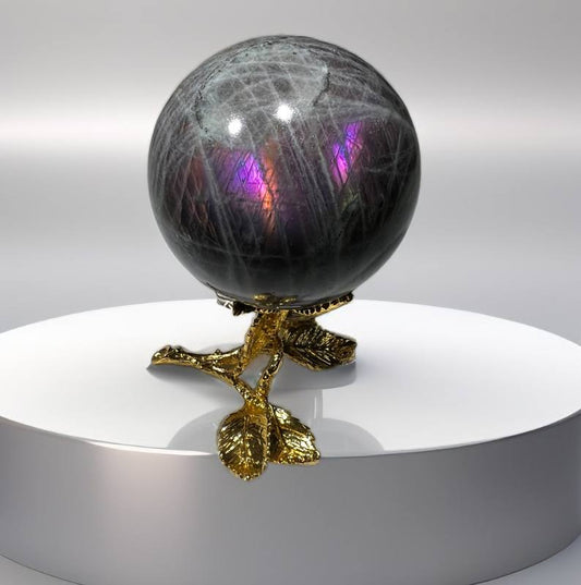 Rainbow Moonstone Crystal Balls - Crystal Balls for Wiccan Meditation and Decorative Balls